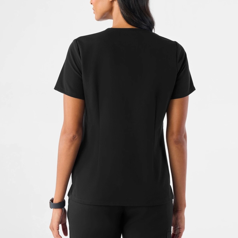 FIGS Catarina One Pocket Scrub Top | Black | Size XL - Picture 2 of 6